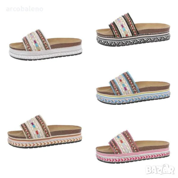 Дамски летни чехли, 5цвята , снимка 1