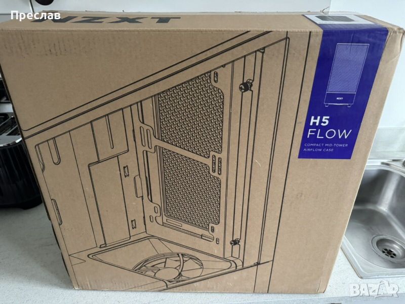 Компютърна кутия NZXT H5 FLOW, снимка 1