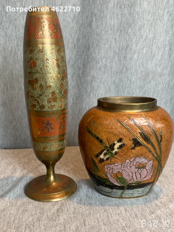 месингови вази , снимка 1