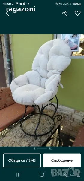 Кресла от ковано желязо, снимка 1