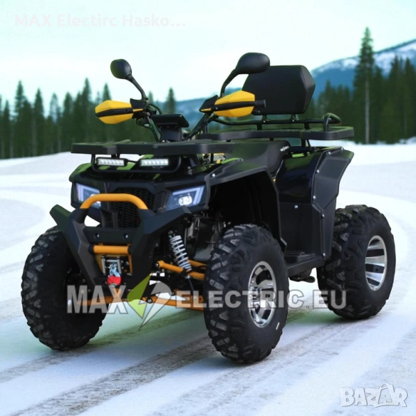 Бензиново АТВ/ATV 250cc/250 кубика RockHunter с лебедка Blac/Yellow, снимка 1