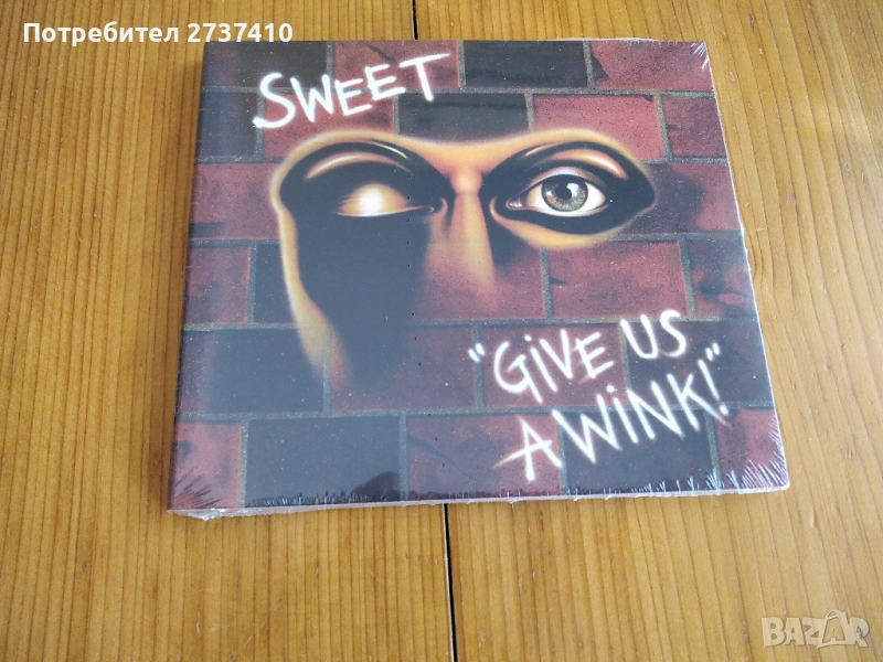 THE SWEET - GIVE US A WINK 15лв оригинален диск, снимка 1