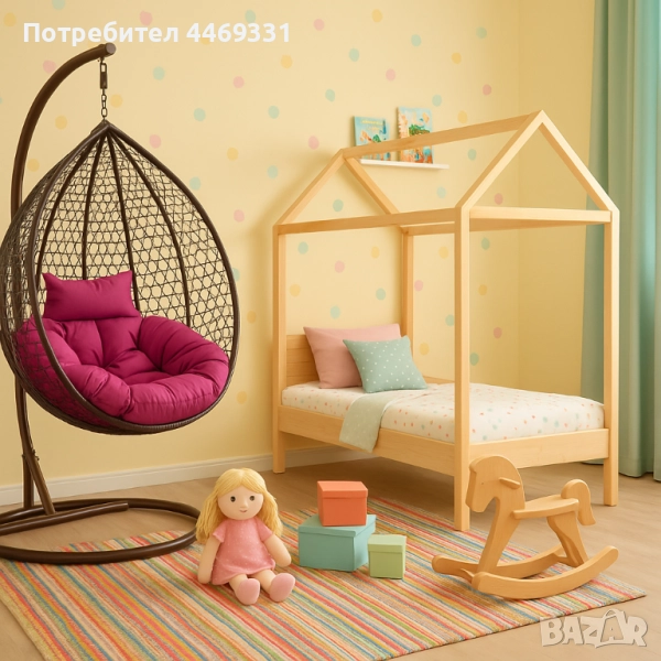 Градинска висяща люлка тип гнездо,яйце–Промоция!, снимка 1