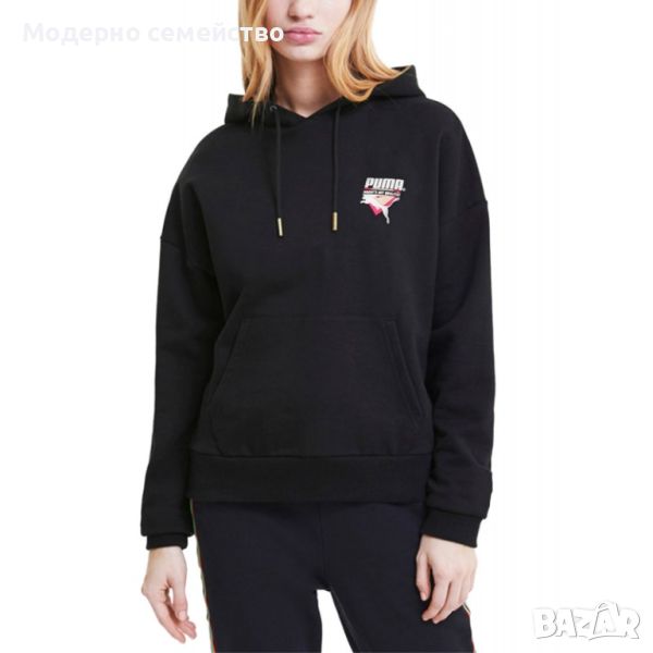 Дамски сутчър puma tfs hoodie black, снимка 1