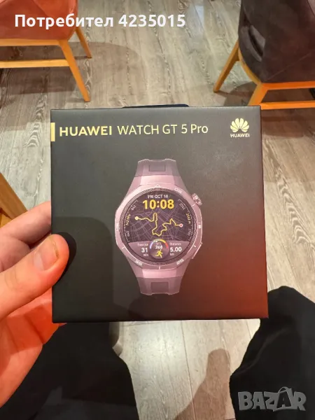 ЧИСТО НОВ HUAWEI Watch GT5 Pro с включена гаранция, снимка 1