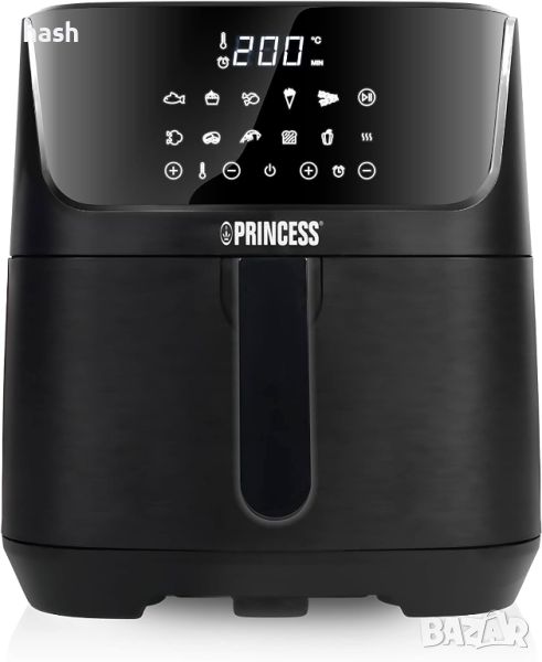 Princess 182061 Дигитален въздушен фритюрник - Капацитет 6,5 L - 1800 Watt - вкл. separator, снимка 1