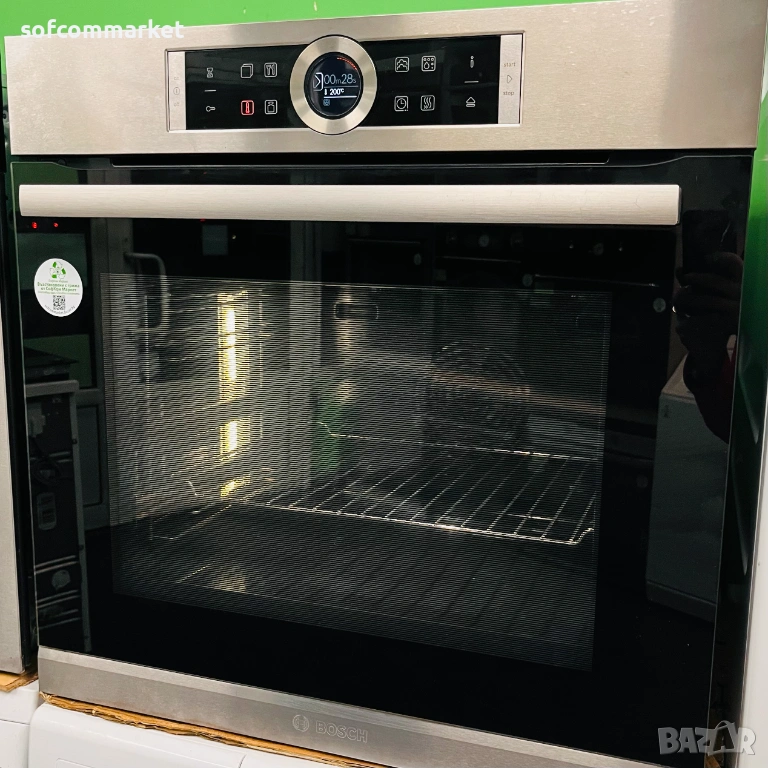 Фурна за вграждане Bosch от Серия 8 с Пара и Гаранция, снимка 1