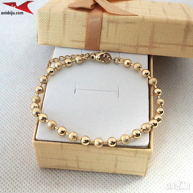 Гривна с 14К златно покритие 234846, снимка 1