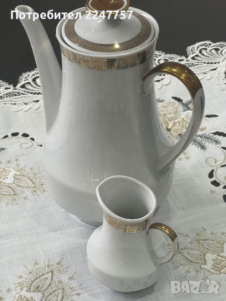 Чайник с латиера порцелан , снимка 1