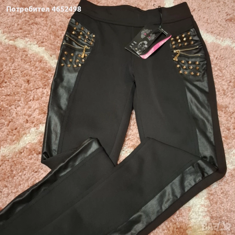 Дамски Клин с кожа, снимка 1