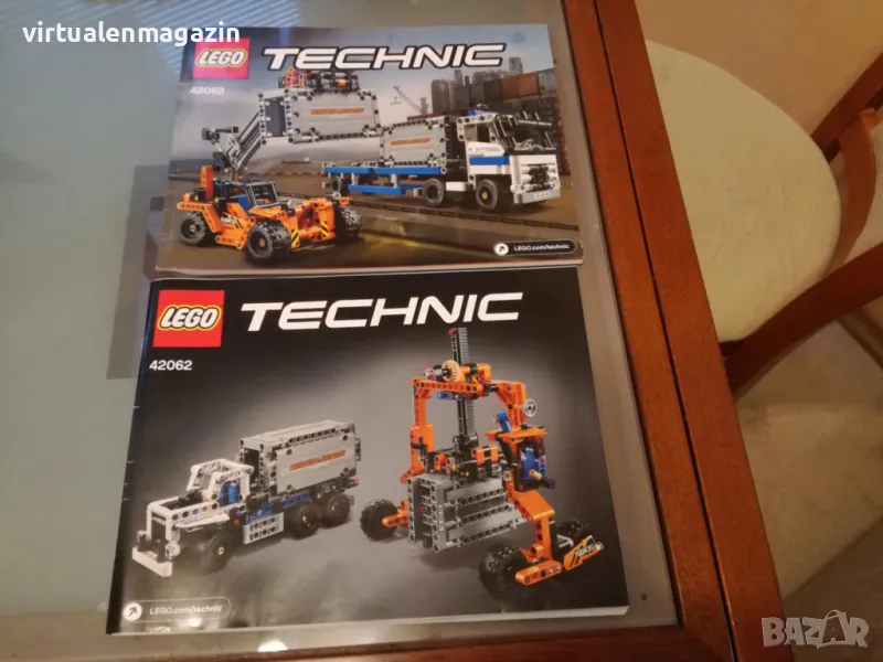 Конструктор Лего Техник  2 в 1 - Lego Technic 42062 - Контейнерен терминал, снимка 1