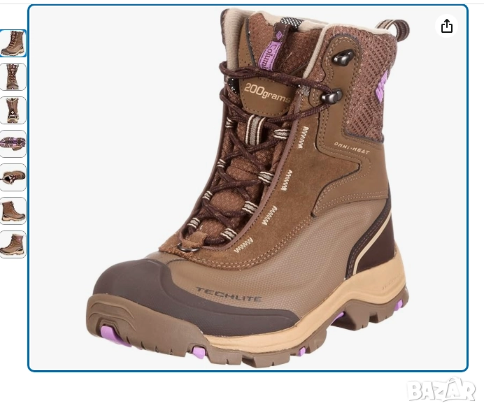 ботуши / апрески / боти Columbia BL 1490-209 Techlite Omni Heat 200 грама номер 37,5, снимка 1