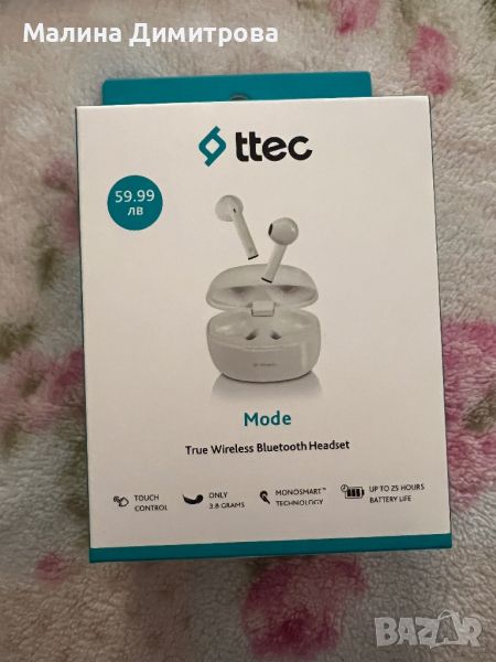 Чисто нови безжични слушалки ttec Mode, снимка 1