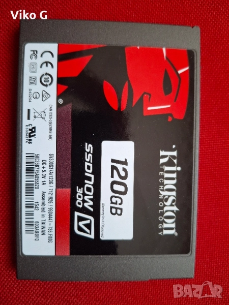 Памет SSD 120GB Kingston A400, снимка 1