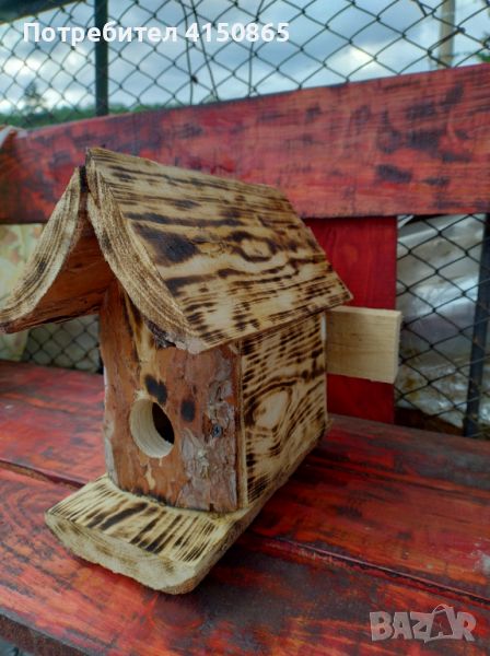 Ръчно изработена къщичка за врабчета., снимка 1