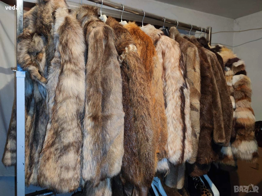 10 броя кожени палта естествен косъм различни размери, снимка 1