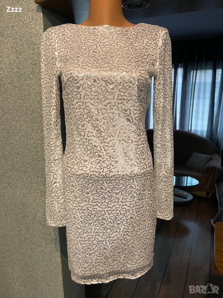 Елегантна рокля с пайети, снимка 1