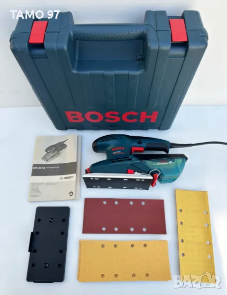 Bosch GSS 23 AE - Нов професионален виброшлайф с потенциометър, снимка 1