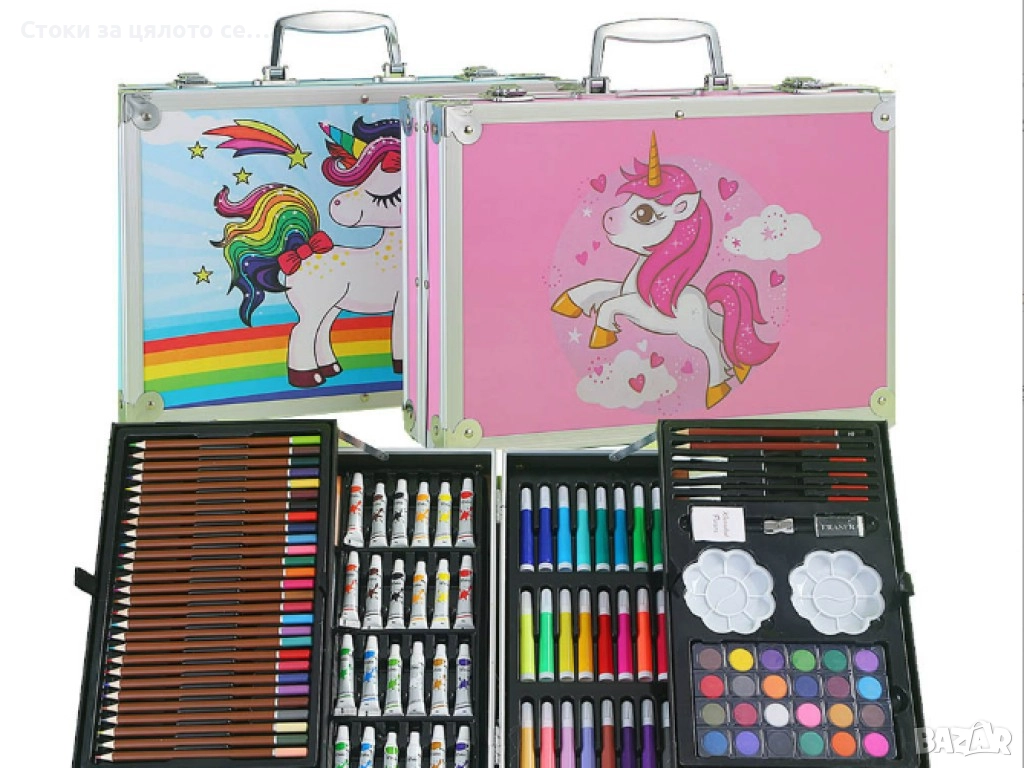 Комплект за рисуване 145 части, снимка 1