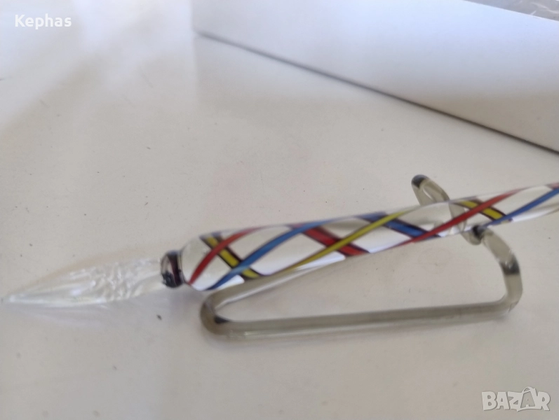 тънкописец от стъкло за мастило, снимка 1