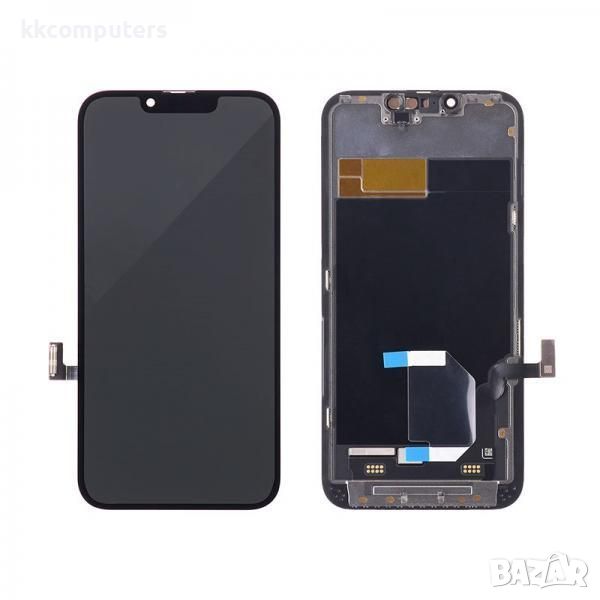 LCD Дисплей за iPhone 13 6.1 + Тъч скрийн / Черен / КЛАС C Баркод : 483580, снимка 1