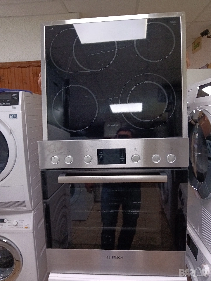 Иноксова печка за вграждане Бош Bosch Made in Germany 2 години гаранция!, снимка 1