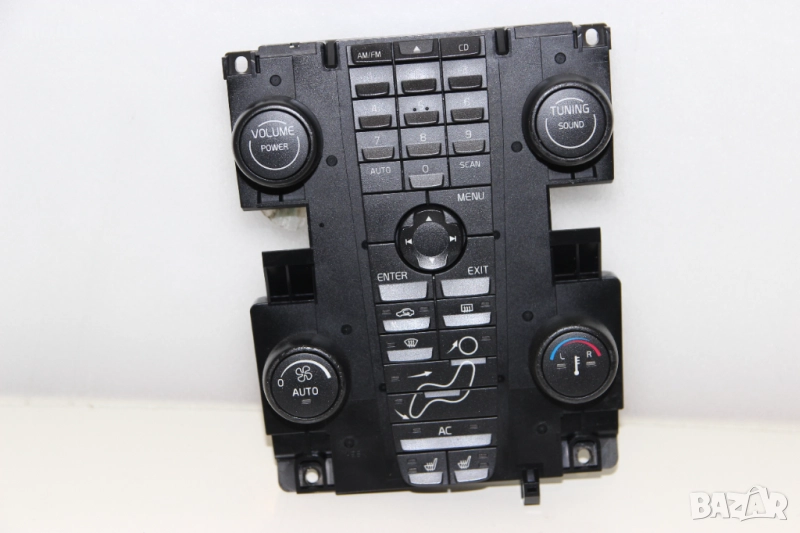 Панел климатроник CD Radio Volvo V50 (2003-2012г.) 8697155 управление климатик касетофон, снимка 1