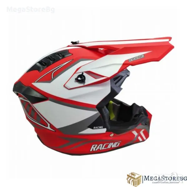 Кросова Каска 127 - XL - Red/ White, снимка 1