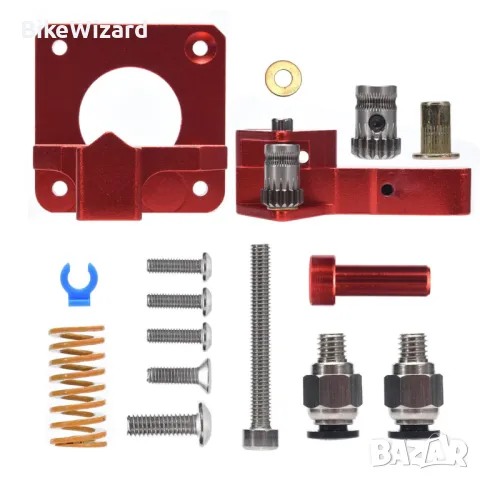 BIQU Upgrade Dual Gear Ender 3 Екструдер 1,75 мм 3D части Двуролков алуминиев екструдер НОВО, снимка 5 - Други инструменти - 48563970