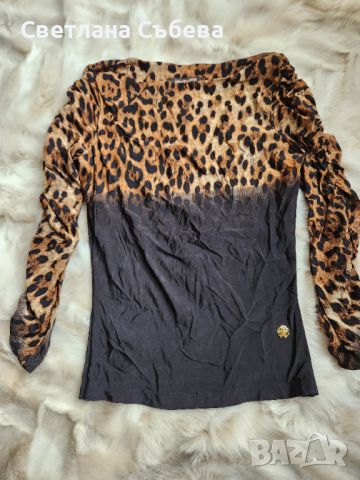 Оригинална блуза roberto cavalli, снимка 1 - Блузи с дълъг ръкав и пуловери - 45584130