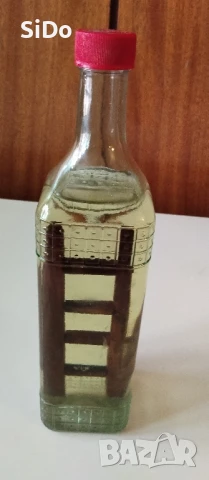 5 стъклени бутилки 0.7л със дървена стълба в тях ми, снимка 11 - Други стоки за дома - 50689266