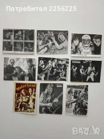 ЛОТ стари картички на метъл групи (лот 15)