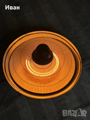 Инфрачервена висяща печка за тераса или градина