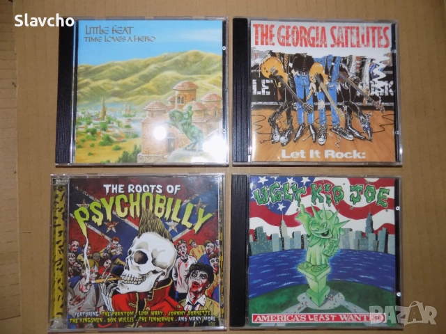 Компакт дискове на -Little Feat / The Georgia Satellites / The Roots Of Psychobilly /Ugly Kid Joe