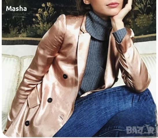 Dамско яснорозово сако M/L