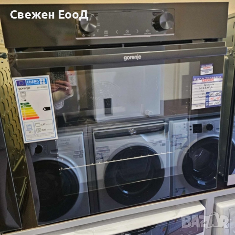 фурна за вграждане GORENJE - черна -77л.