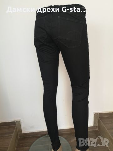 Дамски дънки G-Star RAW®LYNN D-MID SUPER SKINNY WMN RINSED W30/L34; 94, снимка 4 - Дънки - 46287491