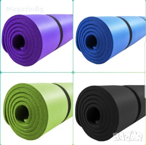Постелка Йога Фитнес Гимнастика NBR TPE EVA postelka килимче подложка, снимка 12 - Други спортове - 50065910