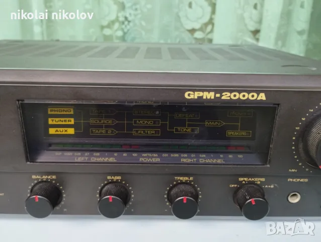 gpm-2000a, снимка 4 - Ресийвъри, усилватели, смесителни пултове - 47483370