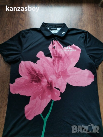 j.lindeberg tour tech golf polo - мъжка дизайнерска тениска КАТО НОВА Л, снимка 7 - Тениски - 54208234