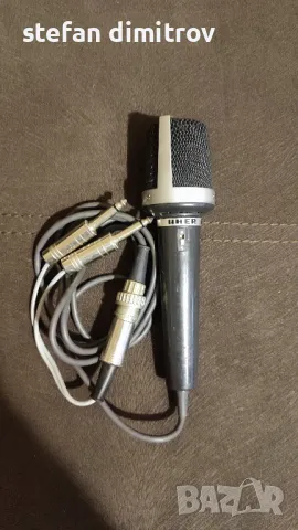 Vintage RARE Uher M517 Dynamic microphone Guitar/Voice 1960's Made in Germany, снимка 2 - Микрофони - 49049794