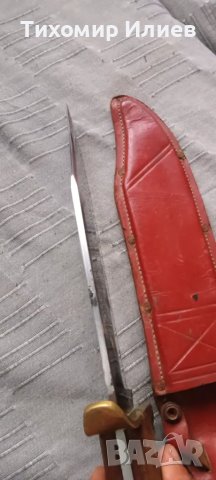 Стар голям нож тип Боуй , снимка 3 - Ножове - 50258392