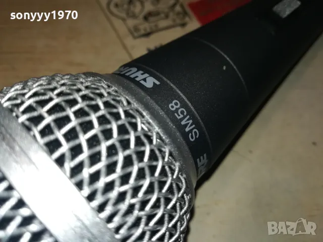 SHURE SM58 3008240837, снимка 6 - Микрофони - 47070332