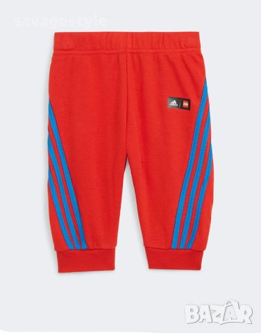 Детски спортен екип ADIDAS x Classic Lego Tee And 3/4 Pants Set Blue/Red, снимка 4 - Детски комплекти - 46071064