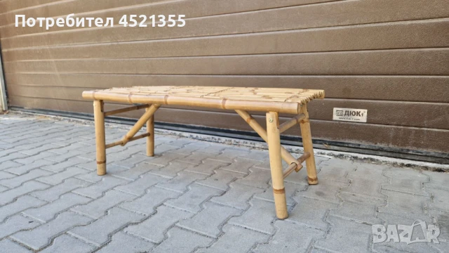 Африканска интериорна пейка от бамбук