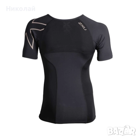 2XU Elite Short Sleeve Compression Тениска UPF 50+, снимка 8 - Тениски - 45179050