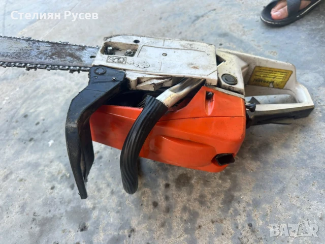 030625 Бензинов верижен трион / бензинова резачка за дърва / моторен трион - цена 50лв              , снимка 2 - Градинска техника - 50543293