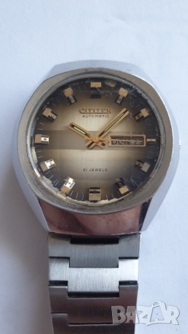 Мъжки часовник Citizen automatic 21 jewels, снимка 5 - Антикварни и старинни предмети - 44986492