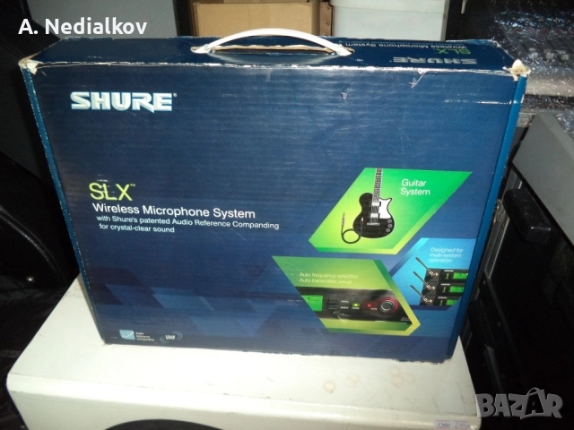Безжичен микрофон за глава Shure SLX, снимка 11 - Микрофони - 51776077