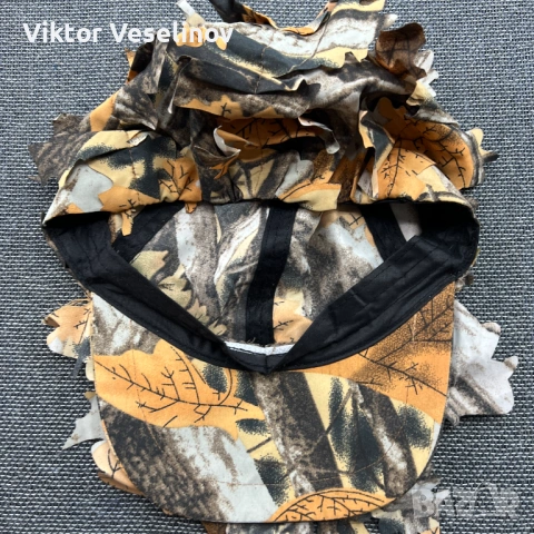 3D Камуфлажна Шапка One Size Листа Лов Camouflage Hunting, снимка 3 - Екипировка - 53514448